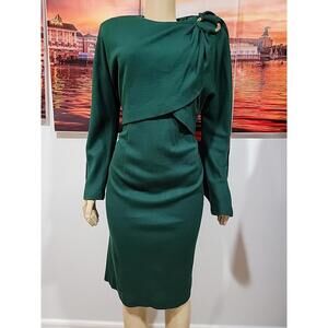Cynthia Howie Vintage Green Women's Size 14 RARE Dress #C